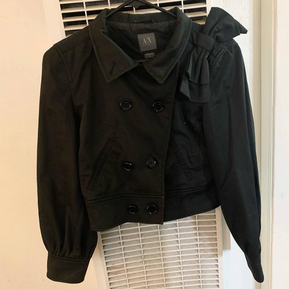 Black Armani exchange jacket